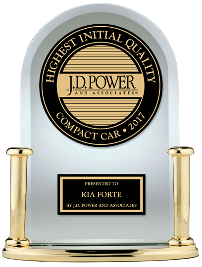 Kia Forte J.D. Power 2017 U.S. Initial Quality Study Winner