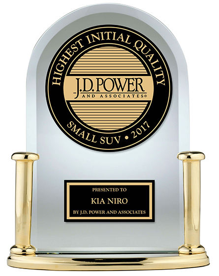 Kia Niro J.D. Power 2017 U.S. Initial Quality Study Winner