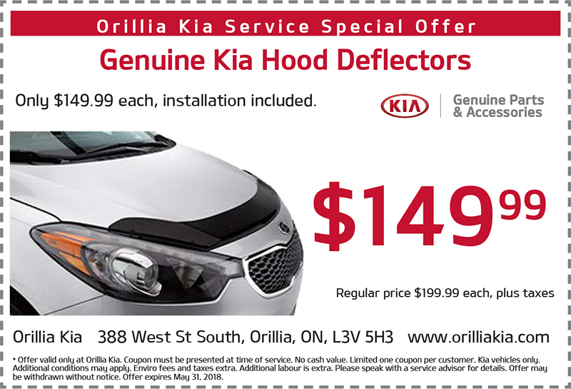 Genuine Kia Hood Deflectors Genuine Kia Hood Deflectors
