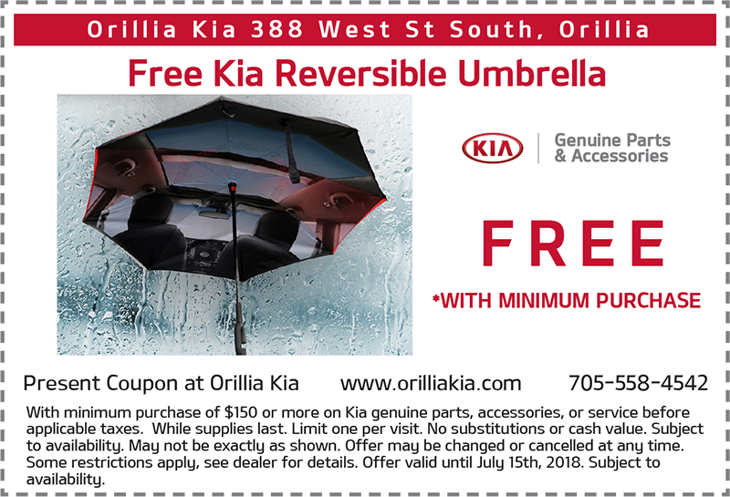 Free Kia Reversible Umbrella Free Kia Reversible Umbrella
